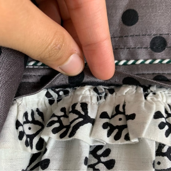 Alix of Bohemia Dot Blouse Long Sleeve 2018 V Neck Sz Small - Picture 8 of 15